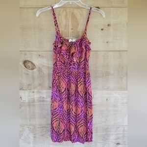 Orange and pink sundress